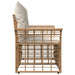 Buiten loveseat 2 st 2-Aantal zitplaatsen
