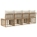 4-Zits Tuin Sofa met Linker Arm 4 st 4-Aantal zitplaatsen