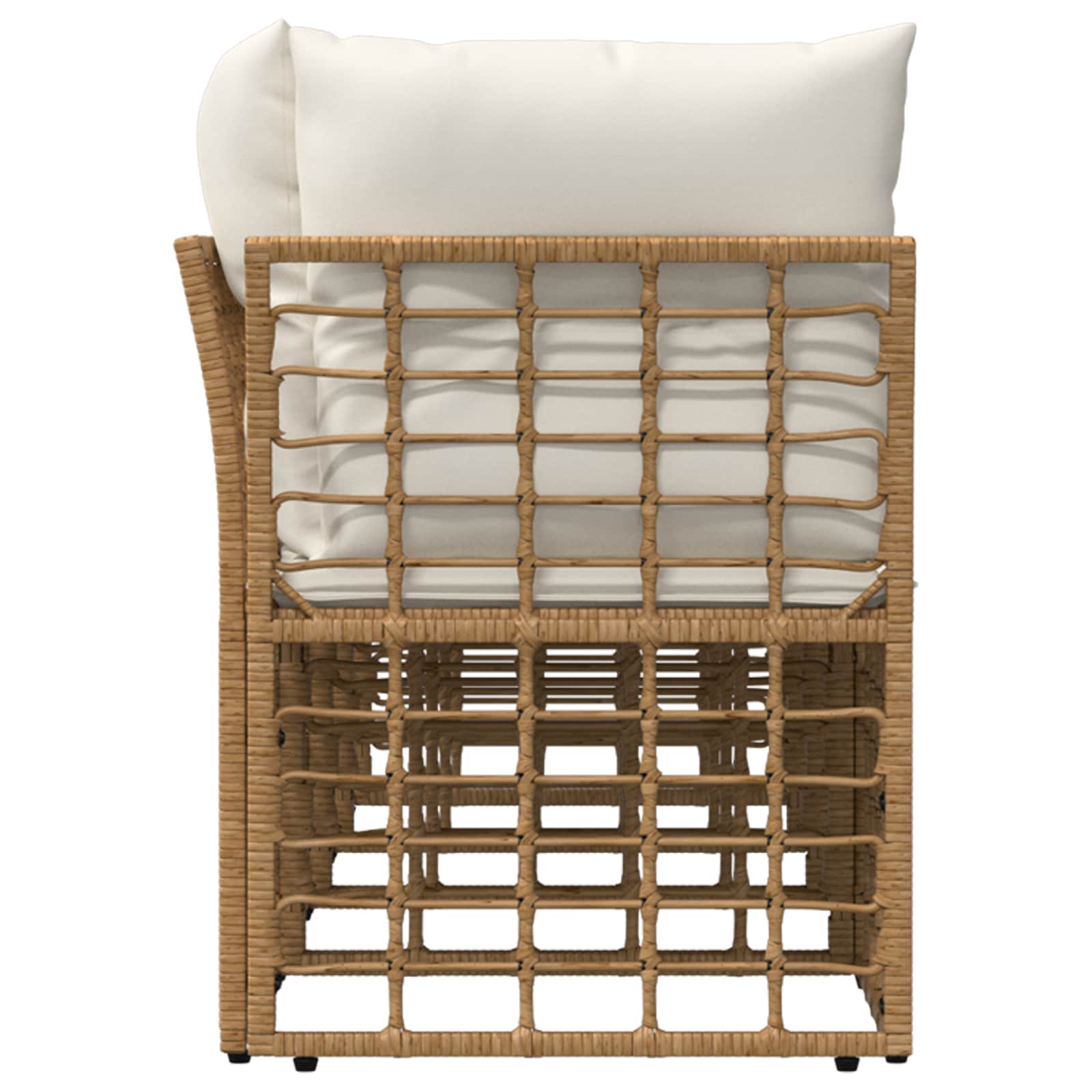 4-Zits Tuin Sofa met Linker Arm 4 st 4-Aantal zitplaatsen