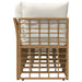 4-Zits Tuin Sofa met Linker Arm 4 st 4-Aantal zitplaatsen