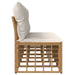 4-Zits Tuin Sofa Armloos 4 st 4-Aantal zitplaatsen Naturel