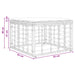 Tuinvoetenbank Zwart poly rattan