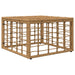 Tuinvoetenbank Naturel poly rattan