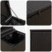 Kussenbox 55 x 55 x 69 cm staal