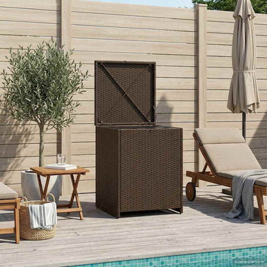 Kussenbox 55 x 55 x 69 cm staal