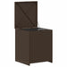 Kussenbox 55 x 55 x 69 cm staal