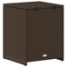 Kussenbox 55 x 55 x 69 cm staal