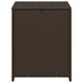 Kussenbox 55 x 55 x 69 cm staal
