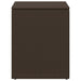 Kussenbox 55 x 55 x 69 cm staal