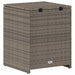 Kussenbox 55 x 55 x 69 cm staal