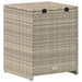 Kussenbox Lichtgrijs 55 x 55 x 69 cm polyrotan