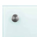 Keukenachterwand 2 st Wit 90 x 40 cm gehard glas