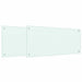 Keukenachterwand 2 st Wit 90 x 40 cm gehard glas