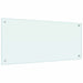 Keukenachterwand 2 st Wit 90 x 40 cm gehard glas