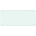 Keukenachterwand 2 st Wit 90 x 40 cm gehard glas
