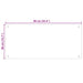 Keukenachterwand 2 st Wit 90 x 40 cm gehard glas
