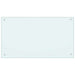 Keukenachterwand 2 st Wit 90 x 50 cm gehard glas