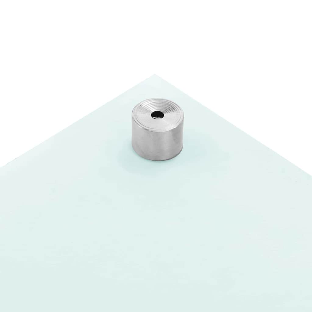 Keukenachterwand 2 st Wit 90 x 60 cm gehard glas