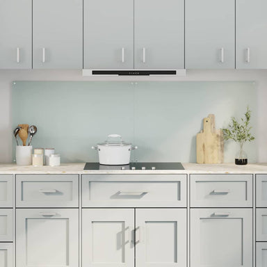 Keukenachterwand 2 st Wit 90 x 60 cm gehard glas