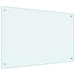 Keukenachterwand 2 st Wit 90 x 60 cm gehard glas