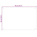 Keukenachterwand 2 st Wit 90 x 60 cm gehard glas