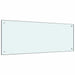 Keukenachterwand 2 st Wit 100 x 40 cm gehard glas