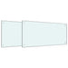 Keukenachterwand 2 st Wit 100 x 50 cm gehard glas