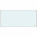 Keukenachterwand 2 st Wit 100 x 50 cm gehard glas