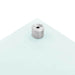 Keukenachterwand 2 st Wit 100 x 60 cm gehard glas