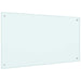Keukenachterwand 2 st Wit 100 x 60 cm gehard glas