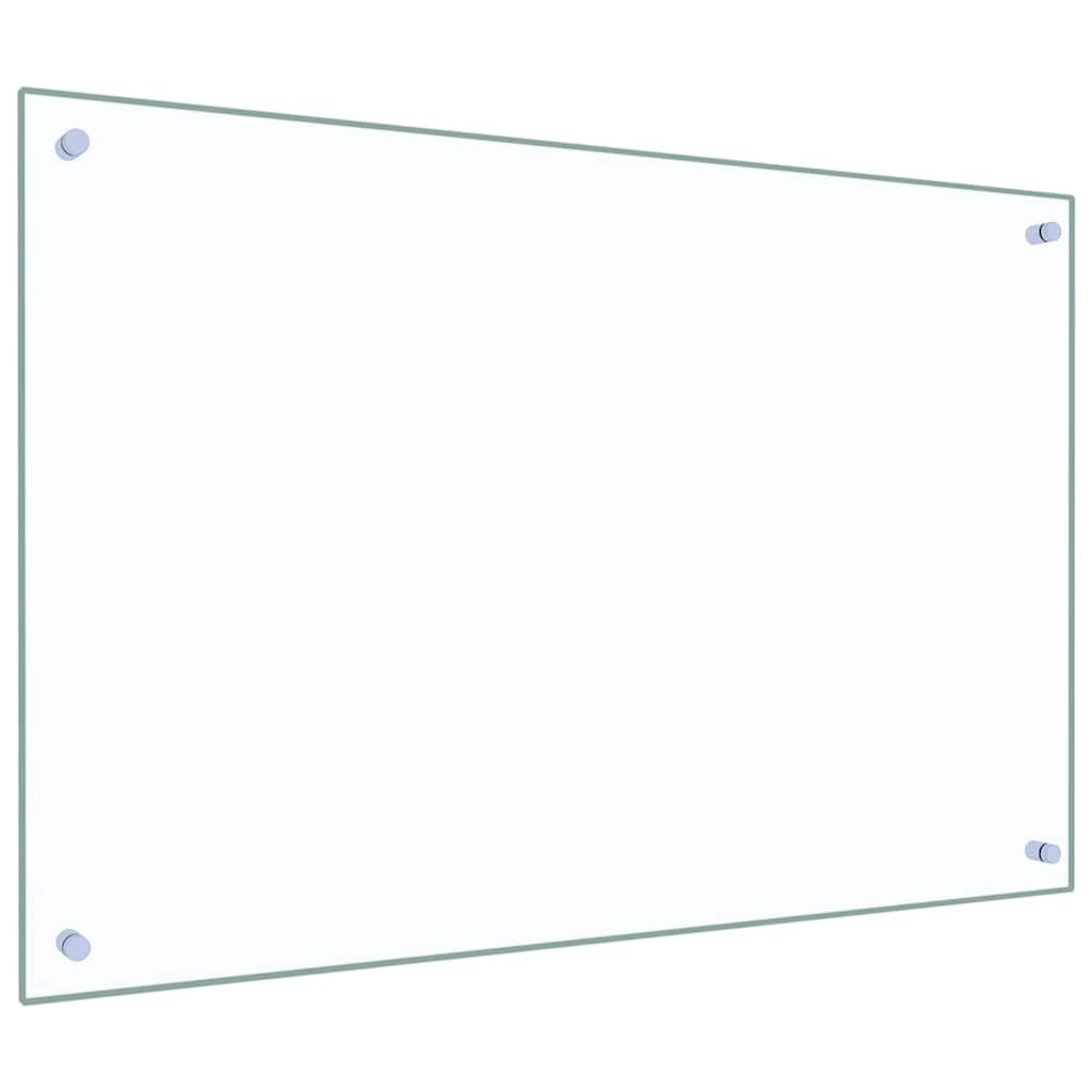 Keukenachterwand 2 st Doorzichtig 90 x 60 cm gehard glas