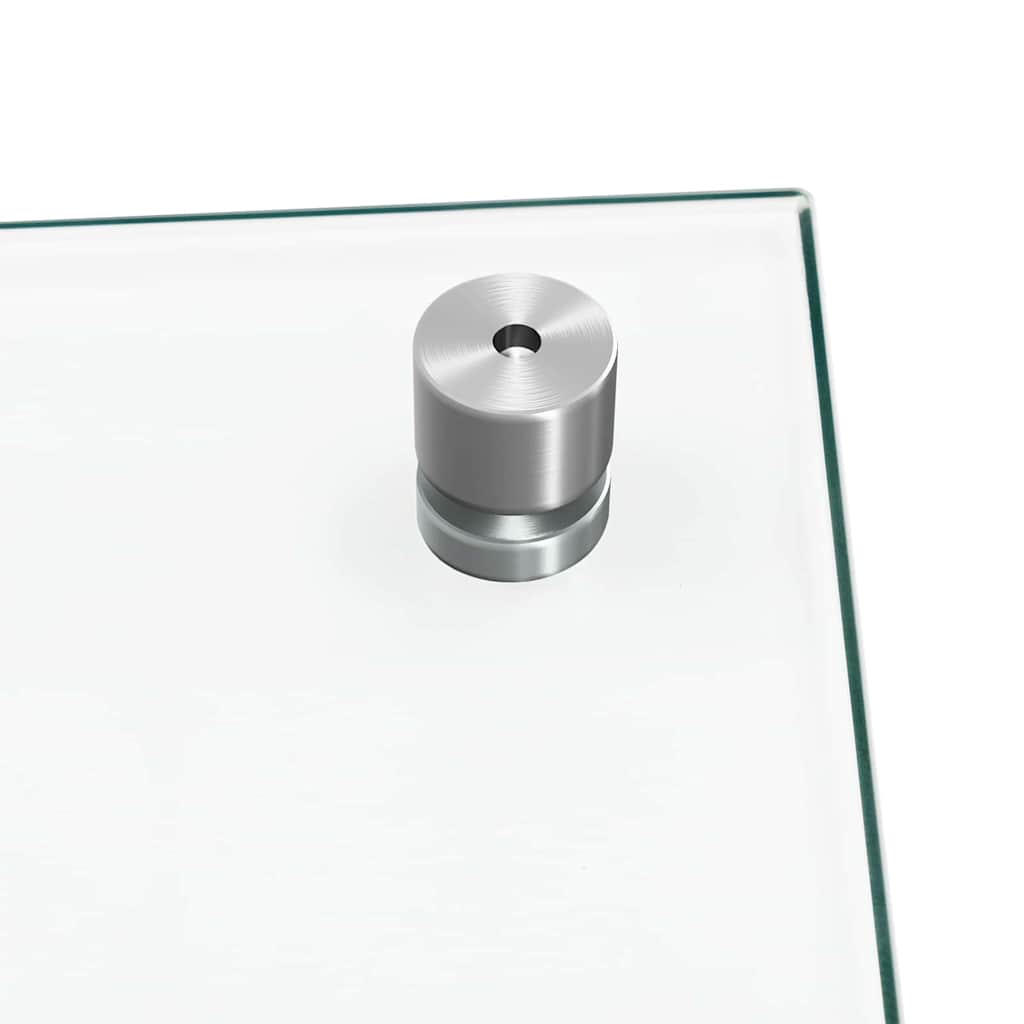 Keukenachterwand 2 st Doorzichtig 100 x 40 cm gehard glas