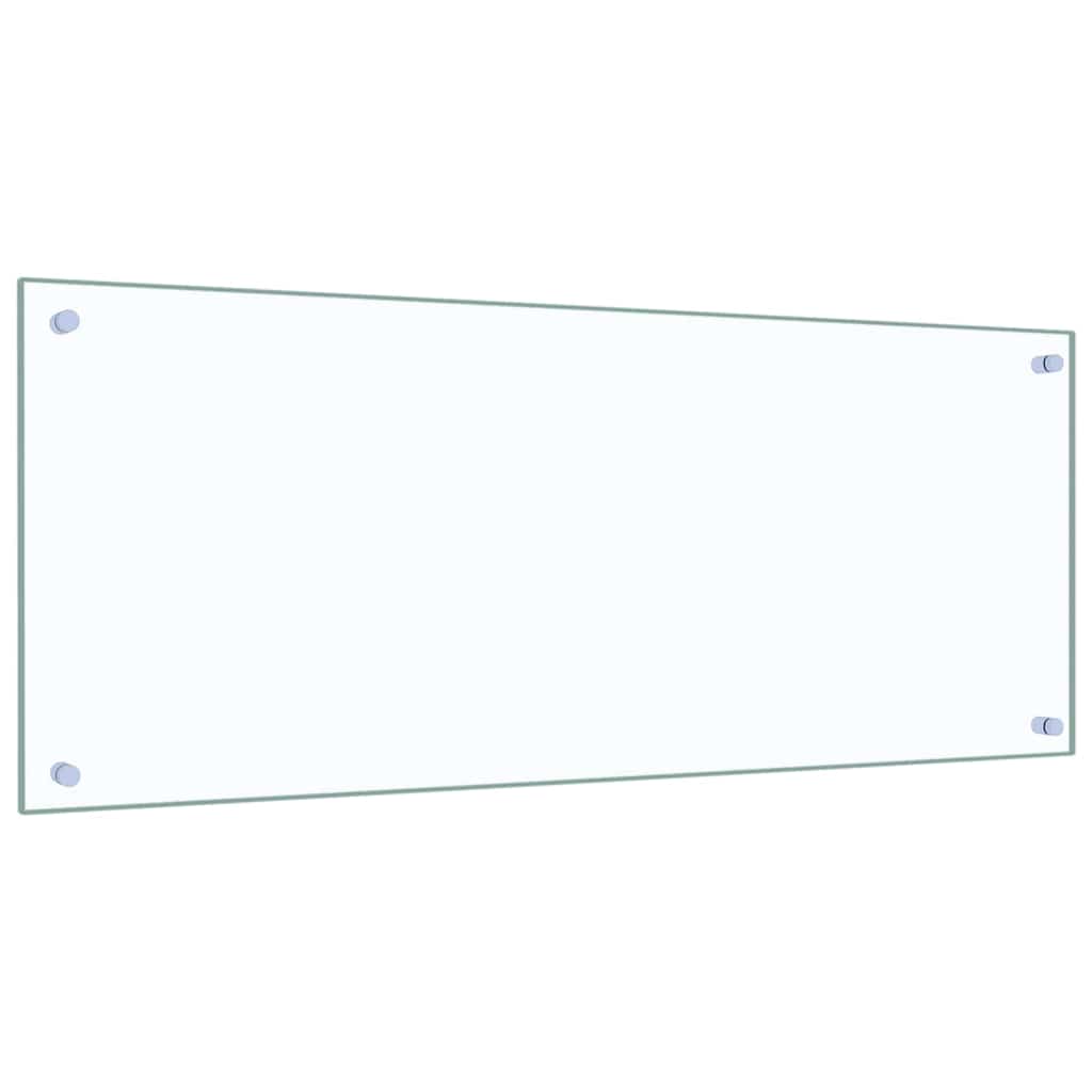 Keukenachterwand 2 st Doorzichtig 100 x 40 cm gehard glas