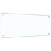 Keukenachterwand 2 st Doorzichtig 100 x 40 cm gehard glas