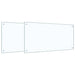 Keukenachterwand 2 st Doorzichtig 100 x 50 cm gehard glas