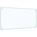 Keukenachterwand 2 st Doorzichtig 100 x 50 cm gehard glas