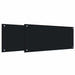 Keukenachterwand 2 st Zwart 90 x 40 cm gehard glas