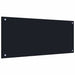 Keukenachterwand 2 st Zwart 90 x 40 cm gehard glas