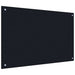 Keukenachterwand 2 st Zwart 90 x 60 cm gehard glas