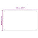 Keukenachterwand 2 st Zwart 100 x 40 cm gehard glas