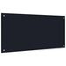 Keukenachterwand 2 st Zwart 100 x 50 cm gehard glas