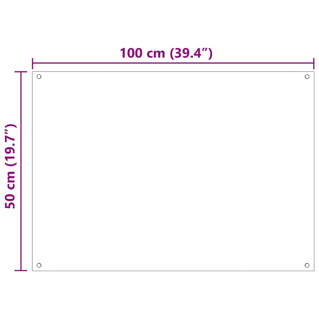 Keukenachterwand 2 st Zwart 100 x 50 cm gehard glas