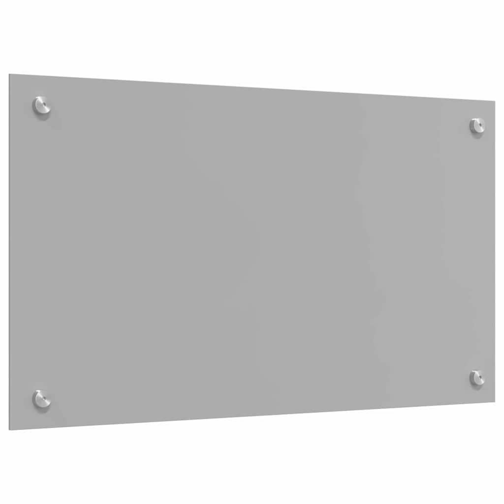 Keukenachterwand 2 st Lichtgrijs 70 x 40 cm gehard glas
