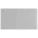 Keukenachterwand 2 st Lichtgrijs 70 x 40 cm gehard glas