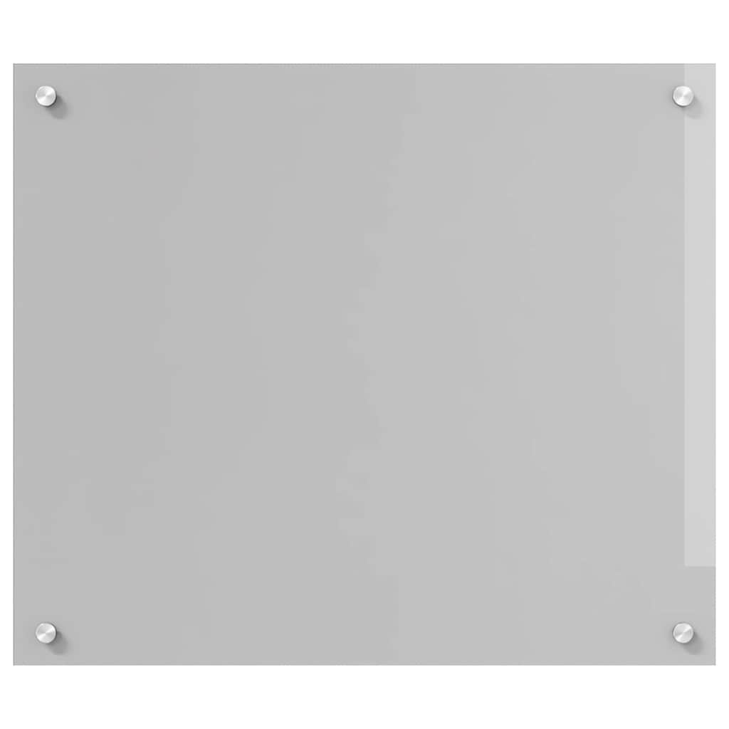 Keukenachterwand 2 st Lichtgrijs 70 x 60 cm gehard glas