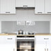 Keukenachterwand 2 st Lichtgrijs 80 x 40 cm gehard glas
