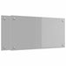 Keukenachterwand 2 st Lichtgrijs 80 x 40 cm gehard glas