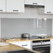 Keukenachterwand 2 st Lichtgrijs 80 x 50 cm gehard glas