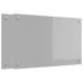 Keukenachterwand 2 st Lichtgrijs 80 x 50 cm gehard glas
