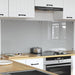 Keukenachterwand 2 st Lichtgrijs 80 x 60 cm gehard glas